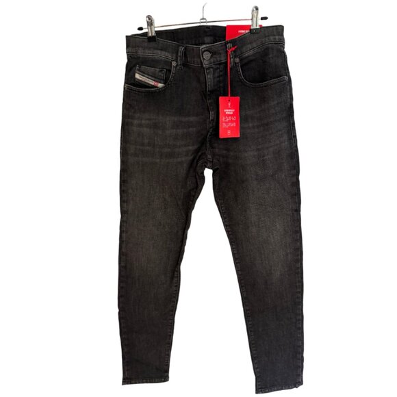 NWT Diesel Black/Dark Gray D-Strukt JoggJeans 09D52 Slim Size 30